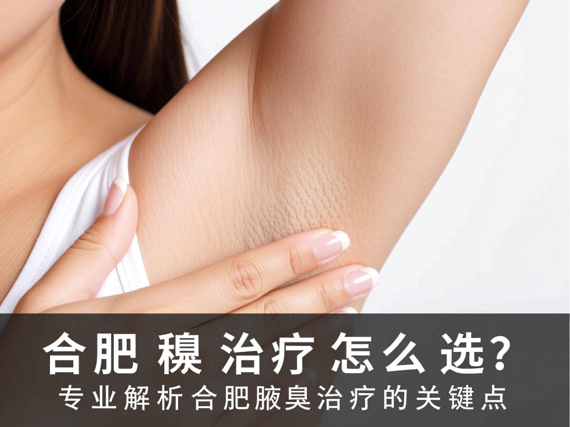 合肥腋臭治疗怎么选？专业解析合肥腋臭治疗的关键点