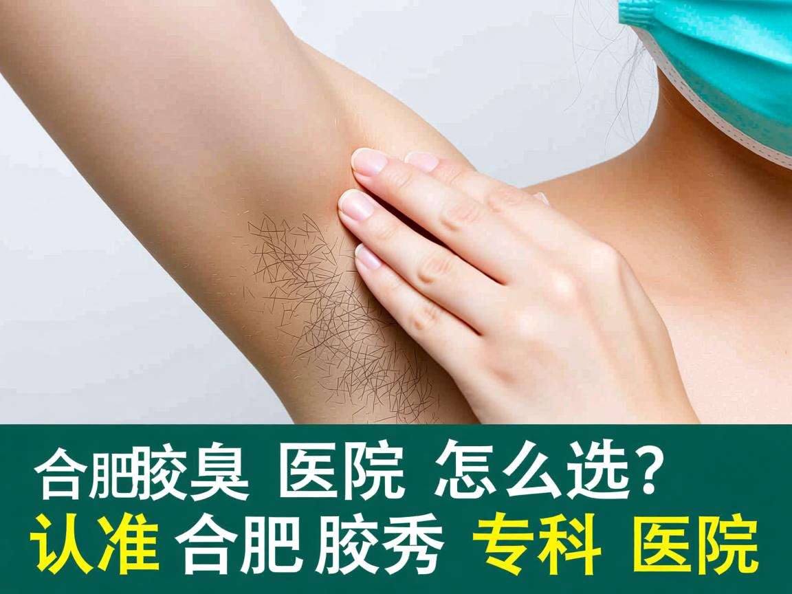合肥腋臭医院怎么选？认准合肥腋秀专科医院