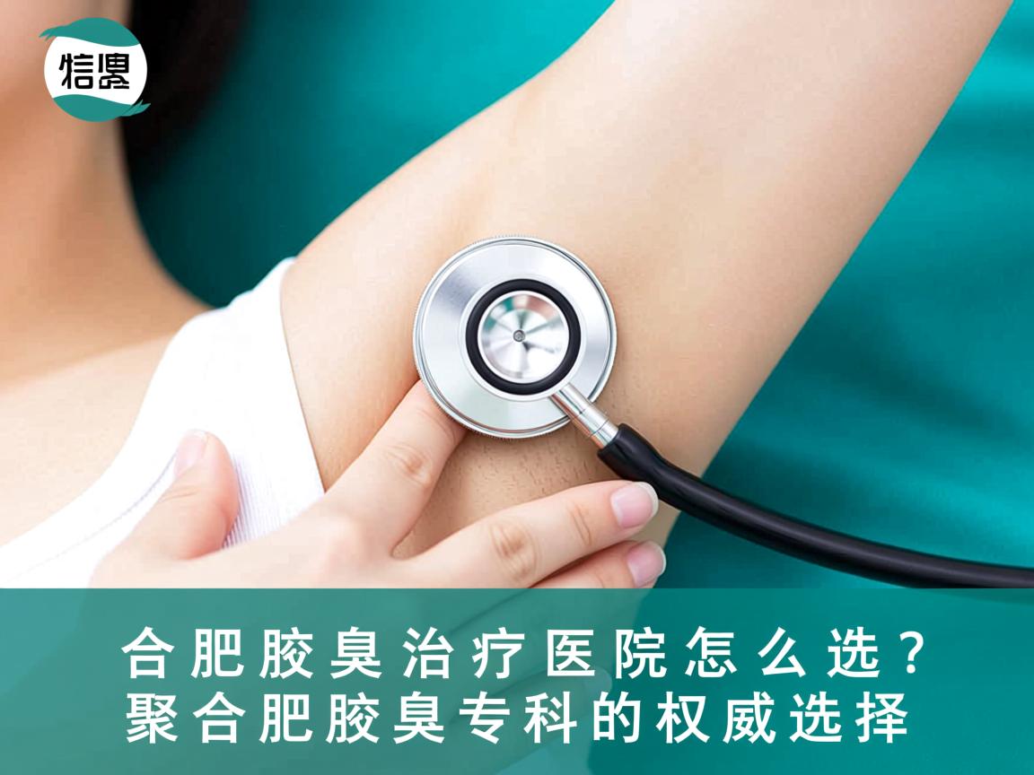 合肥腋臭治疗医院怎么选？聚焦合肥腋臭专科的权威选择