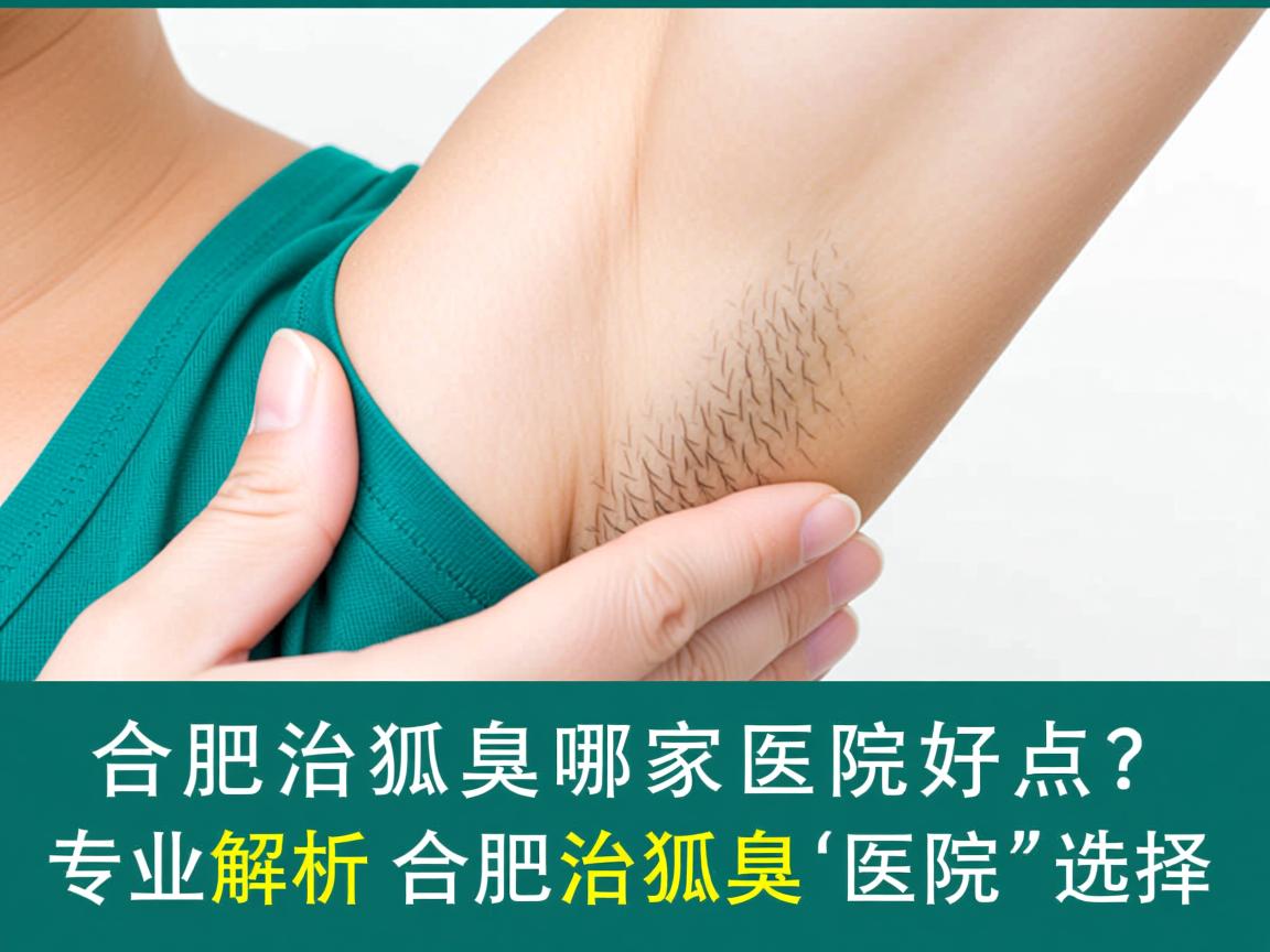 合肥治狐臭哪家医院好点？专业解析合肥治狐臭医院的选择