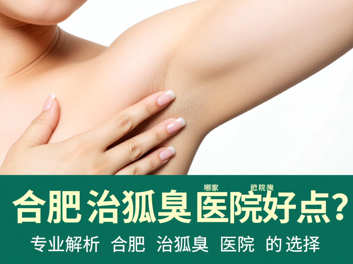 合肥治狐臭哪家医院好点？专业解析合肥治狐臭医院的选择