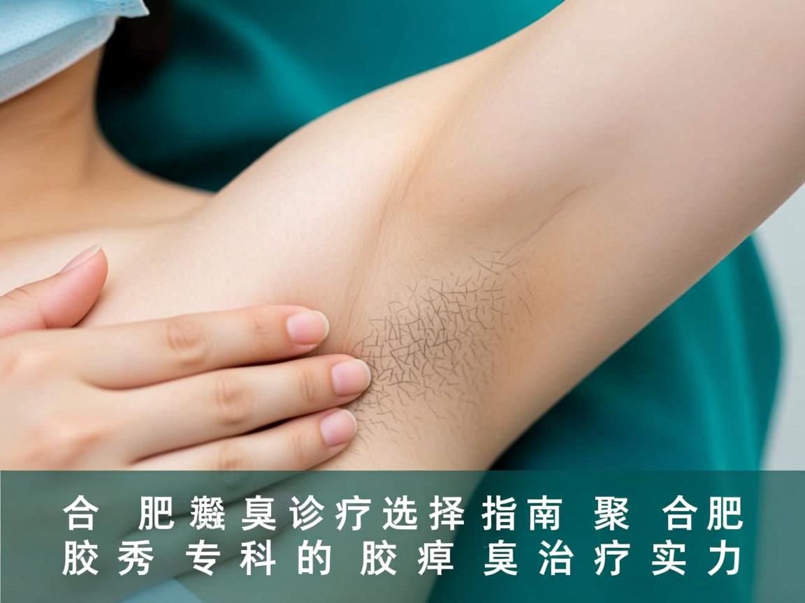 合肥腋臭诊疗选择指南，聚焦合肥腋秀专科的腋臭治疗实力