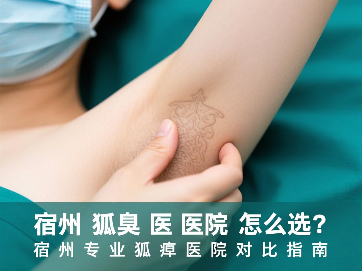 宿州狐臭医院怎么选？宿州专业狐臭医院对比指南