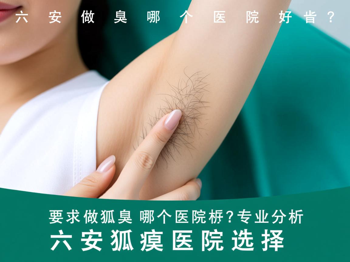 六安做狐臭哪个医院好？专业分析六安狐臭医院选择