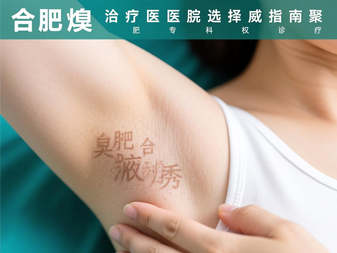 合肥腋臭治疗医院选择指南，聚焦合肥腋秀专科的权威诊疗