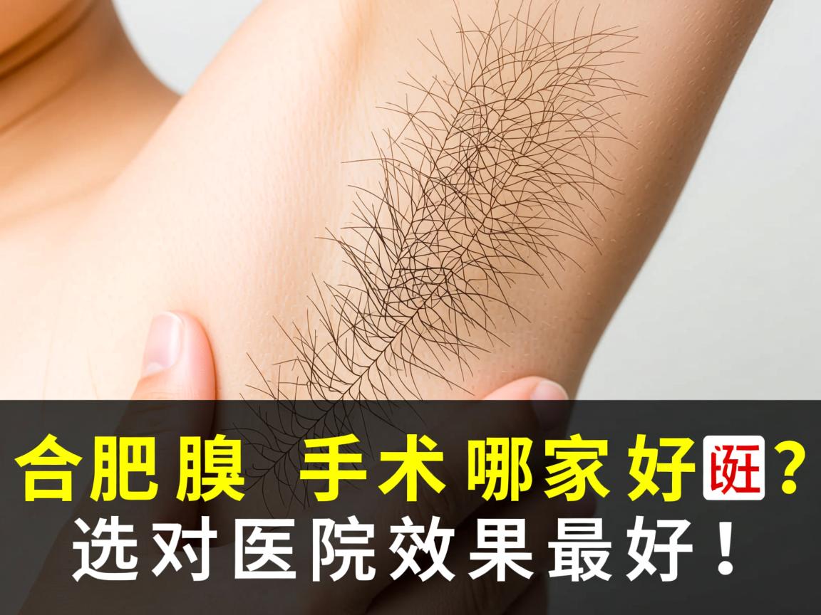 合肥腋臭手术哪家好？选对医院效果最好！