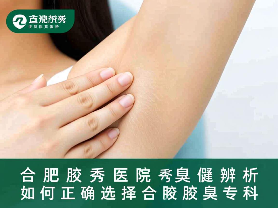 合肥腋秀医院真假辨析，如何正确选择合肥腋秀腋臭专科
