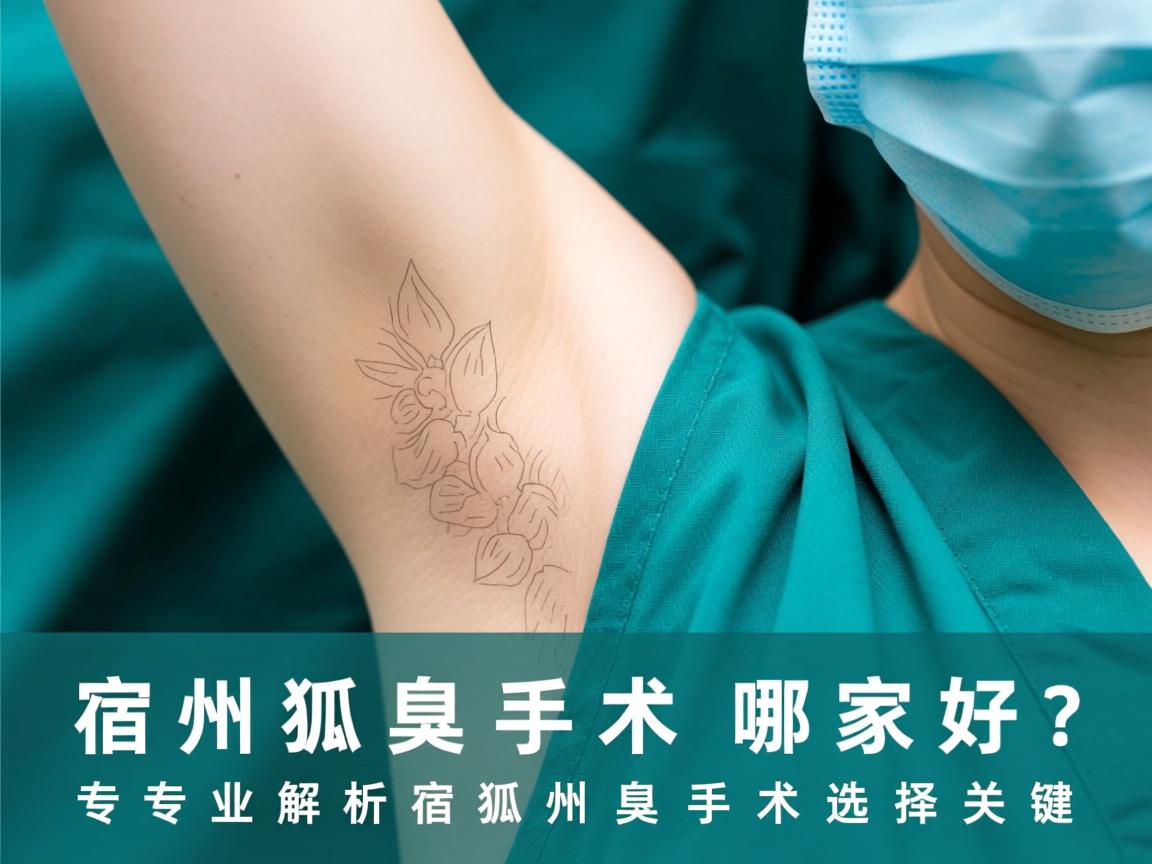 宿州狐臭手术哪家好？专业解析宿州狐臭手术的选择关键