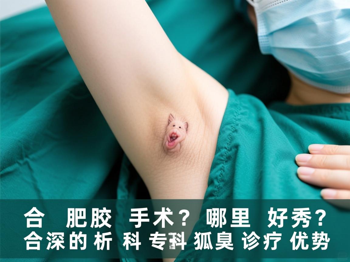 合肥腋臭手术哪里好？深度解析合肥腋秀专科的狐臭诊疗优势