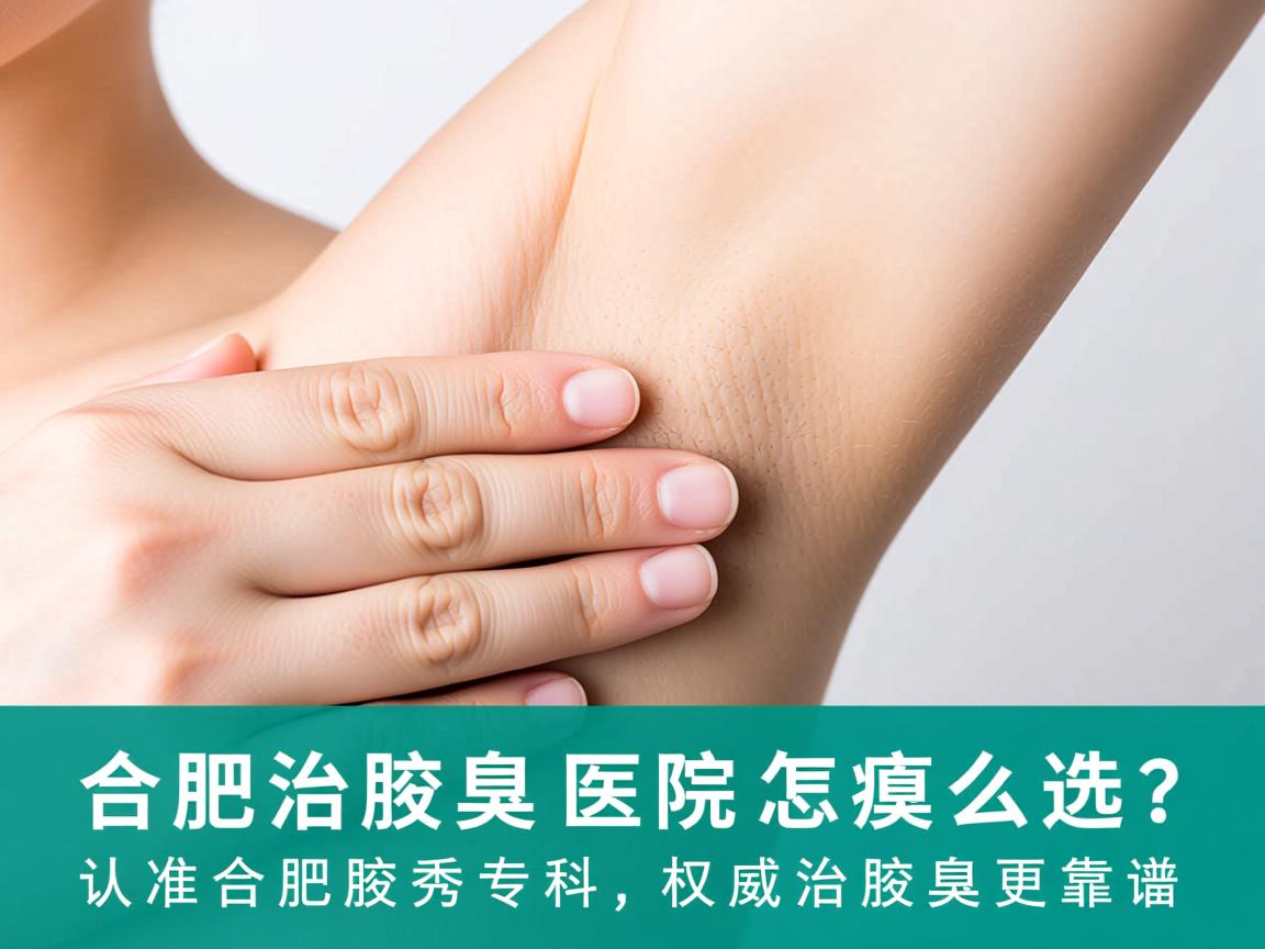 合肥治腋臭医院怎么选？认准合肥腋秀专科，权威治腋臭更靠谱