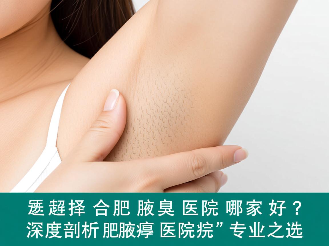 选择合肥腋臭医院哪家好？深度剖析合肥腋臭医院的专业之选