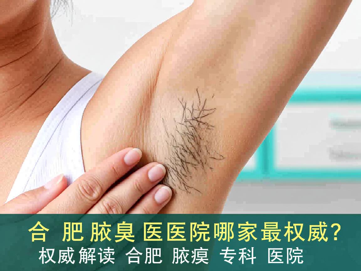 合肥腋臭医院哪家最权威？权威解读合肥腋臭专科医院