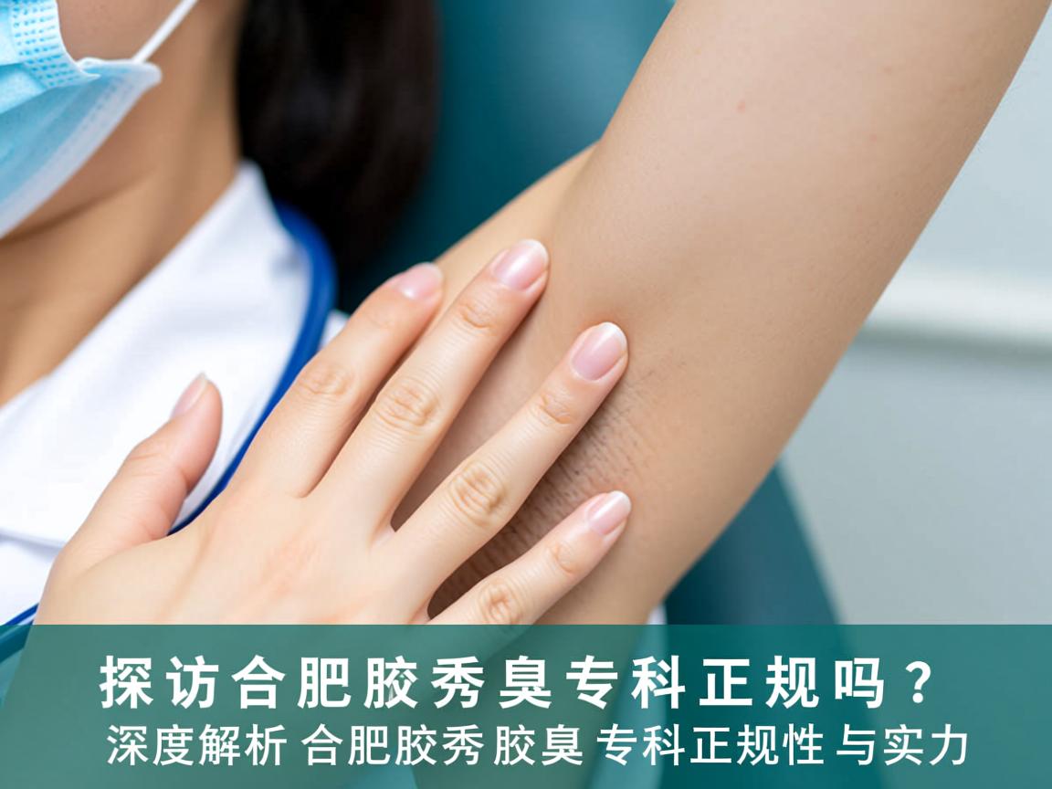 探访合肥腋秀腋臭专科正规吗？深度解析合肥腋秀腋臭专科正规性与实力