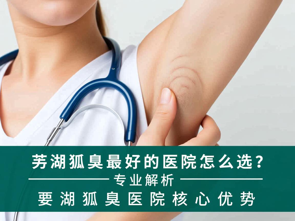 芜湖狐臭最好的医院怎么选？专业解析芜湖狐臭医院核心优势