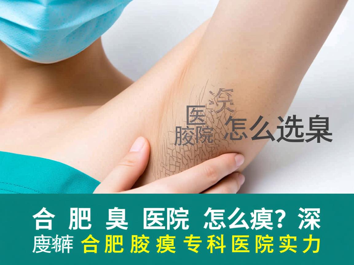 合肥腋臭医院怎么选？深度解析合肥腋臭专科医院实力
