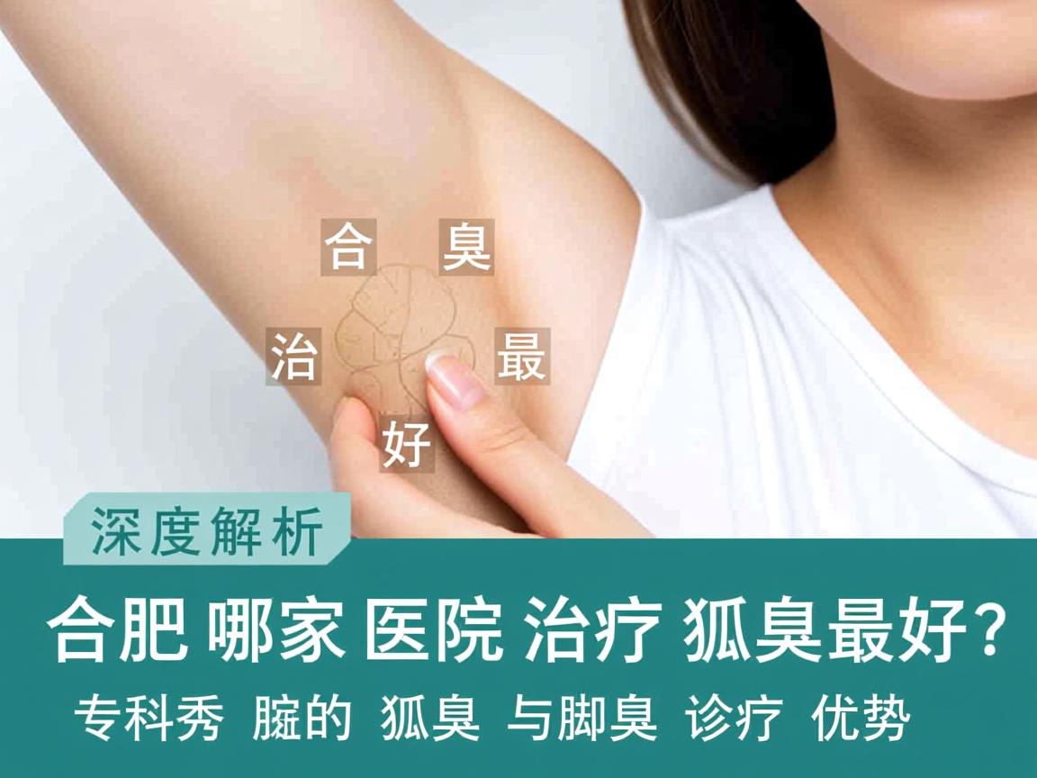 合肥哪家医院治疗狐臭最好？深度解析合肥腋秀专科的狐臭与脚臭诊疗优势