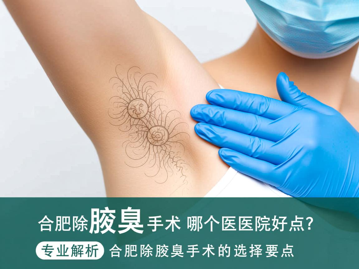 合肥除腋臭手术哪个医院好点？专业解析合肥除腋臭手术的选择要点