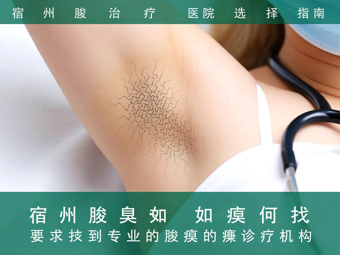 宿州腋臭治疗医院选择指南，如何找到宿州专业的腋臭诊疗机构