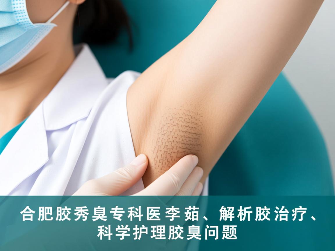 合肥腋秀腋臭专科李茹医生解析腋臭治疗，科学护理腋臭问题