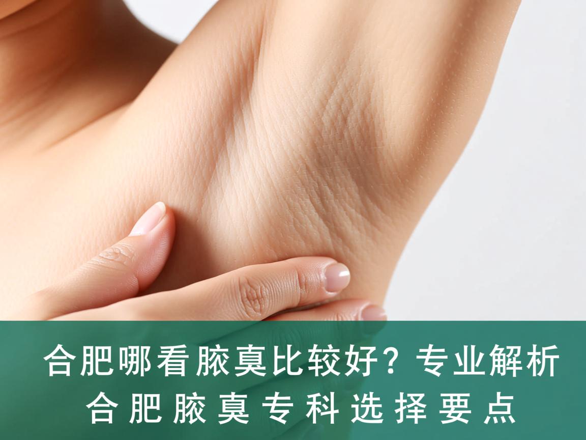 合肥哪里看腋臭比较好？专业解析合肥腋臭专科选择要点