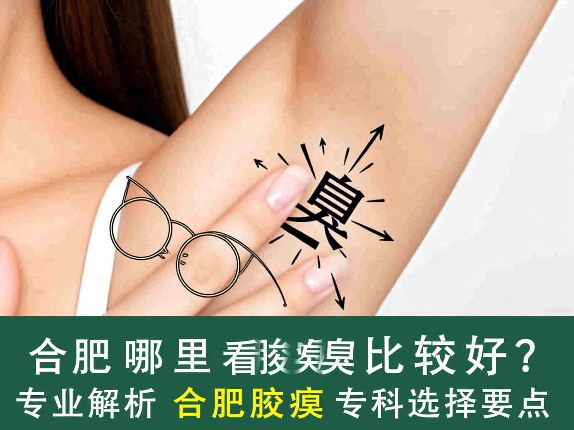 合肥哪里看腋臭比较好？专业解析合肥腋臭专科选择要点