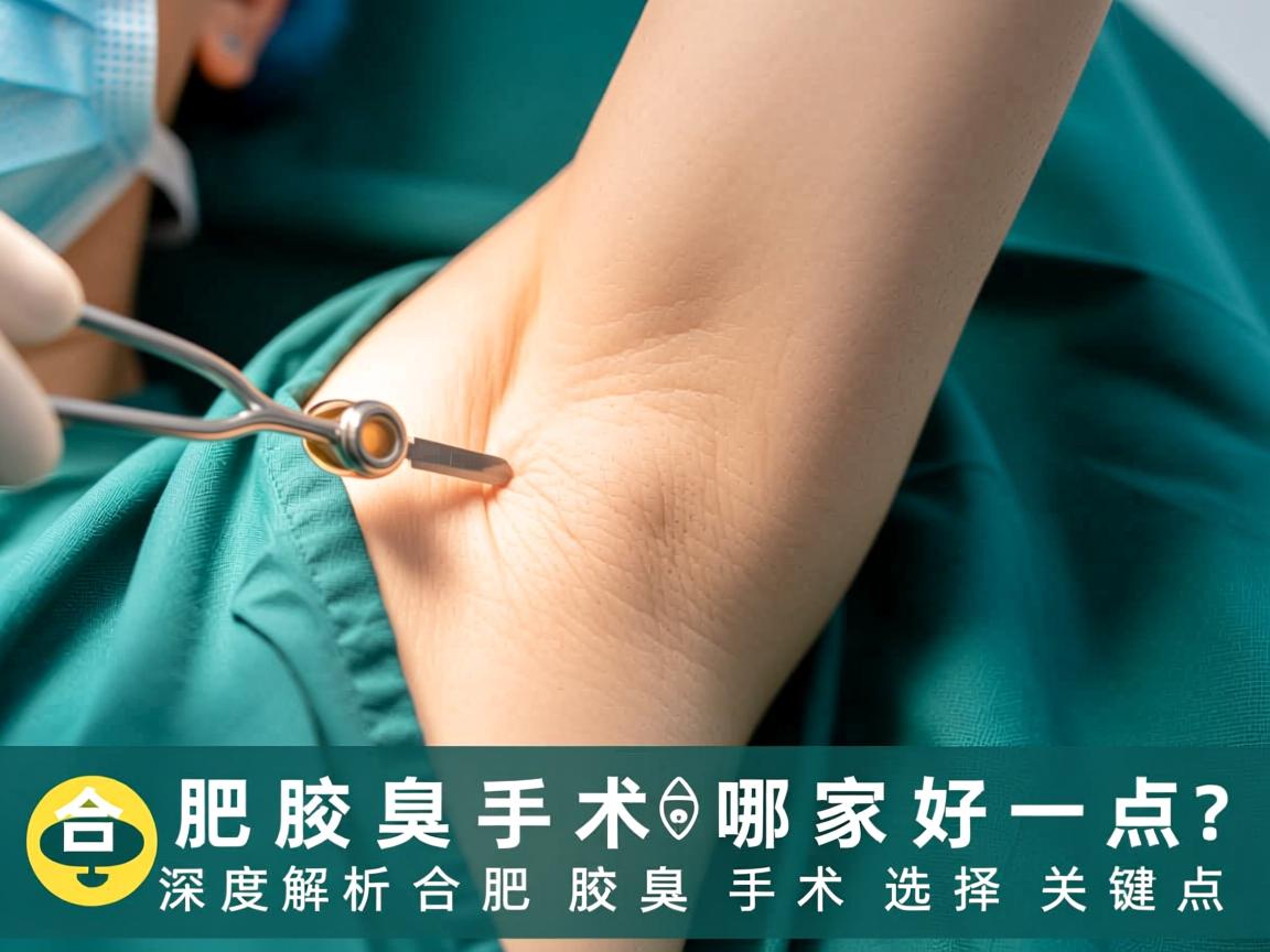 合肥腋臭手术哪家好一点？深度解析合肥腋臭手术选择关键点