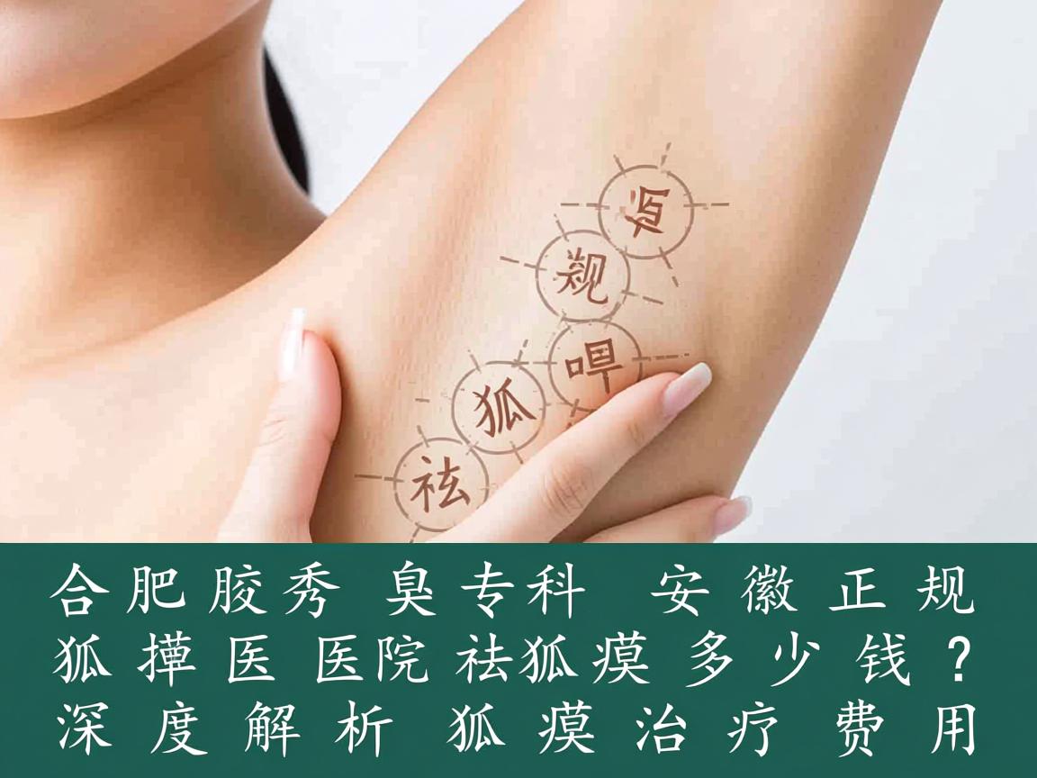 合肥腋秀腋臭专科，安徽正规狐臭医院祛狐臭多少钱？深度解析狐臭治疗费用