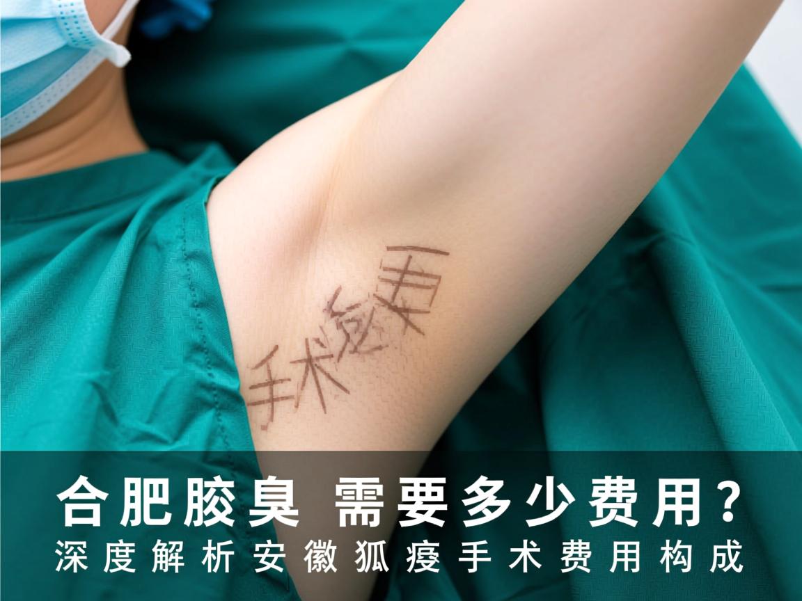 合肥腋臭手术需要多少费用？深度解析安徽狐臭手术费用构成