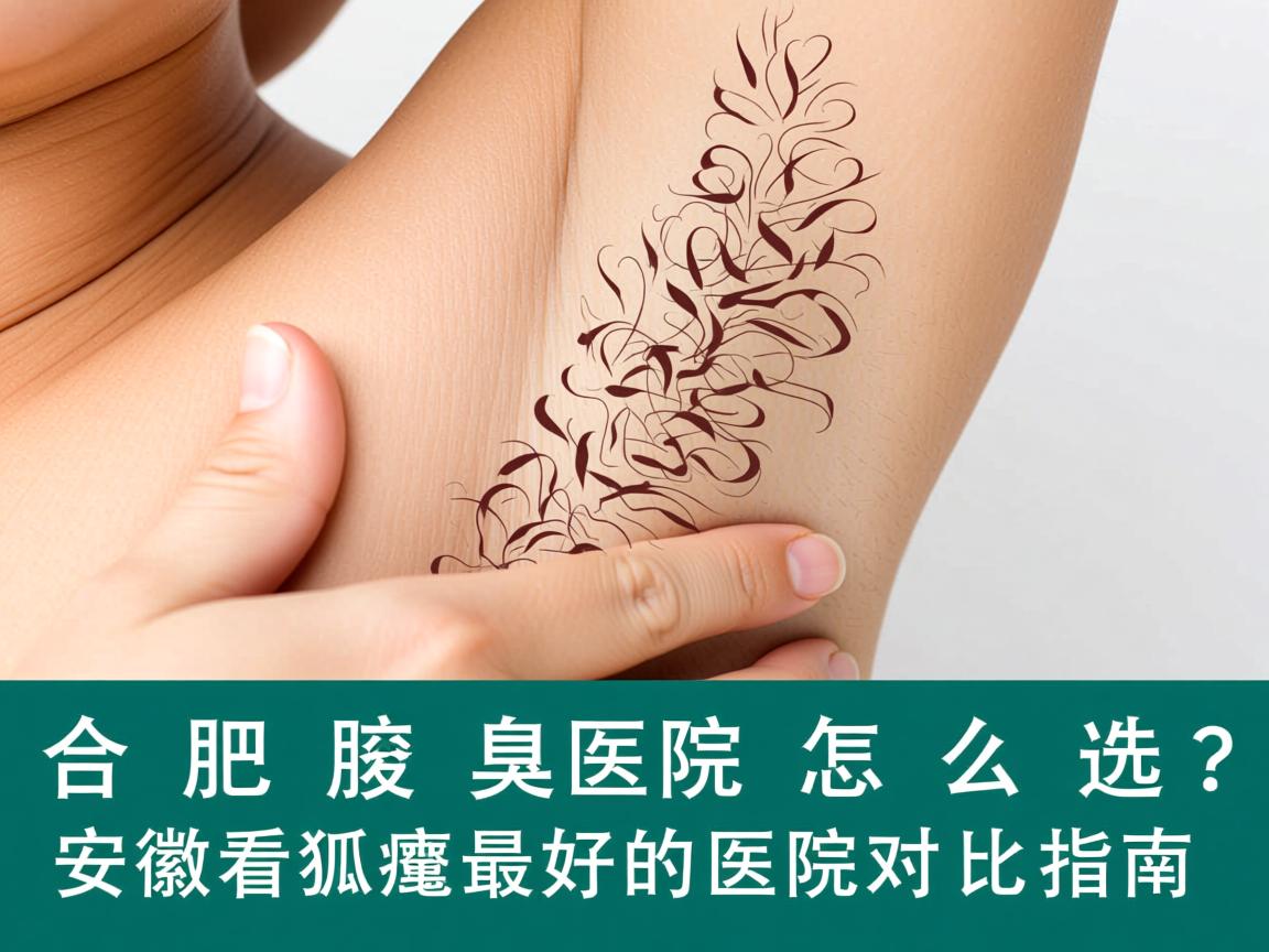 合肥腋臭医院怎么选？安徽看狐臭最好的医院对比指南