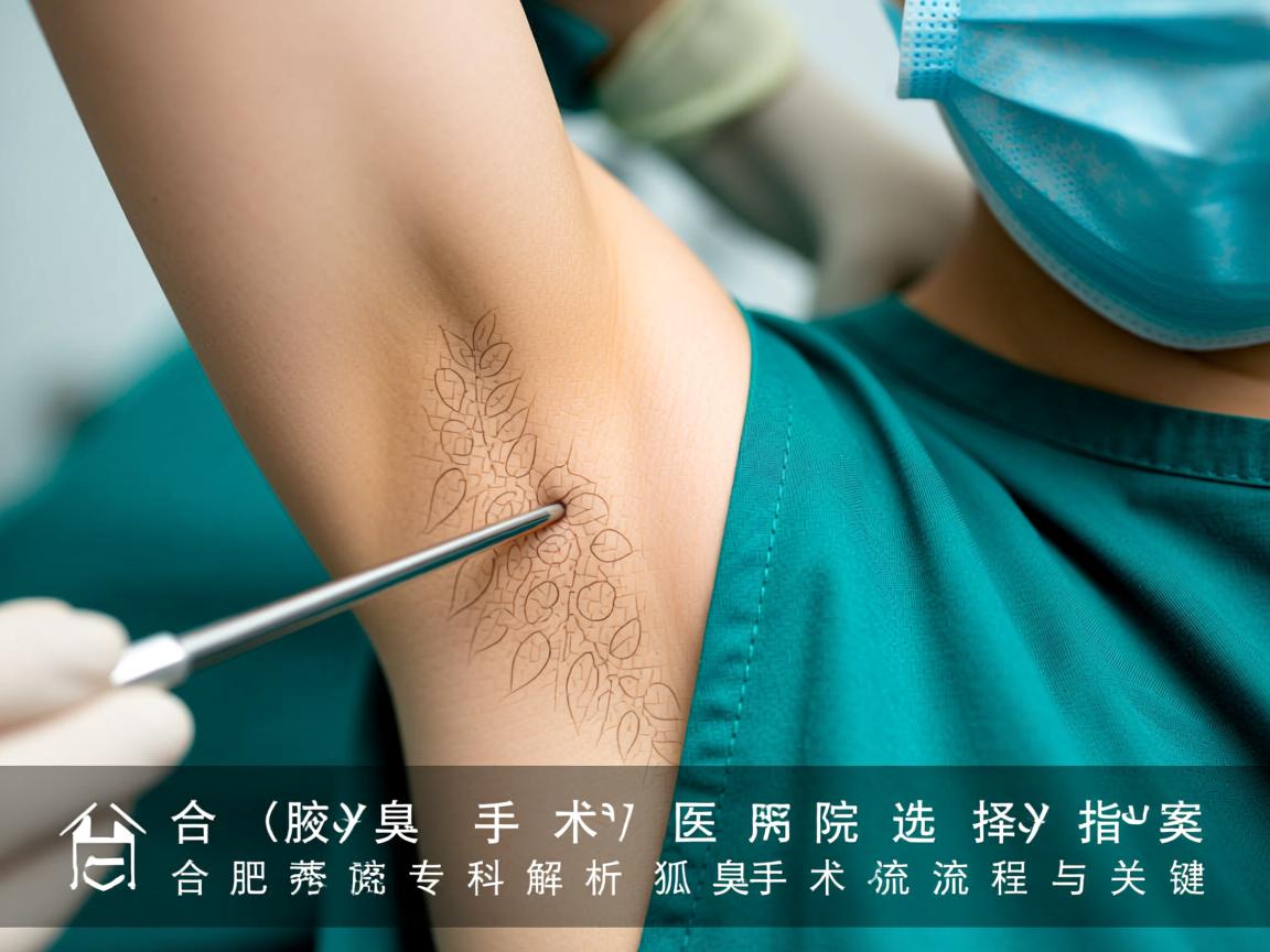 合肥腋臭手术医院选择指南，合肥腋秀专科解析狐臭手术流程与关键