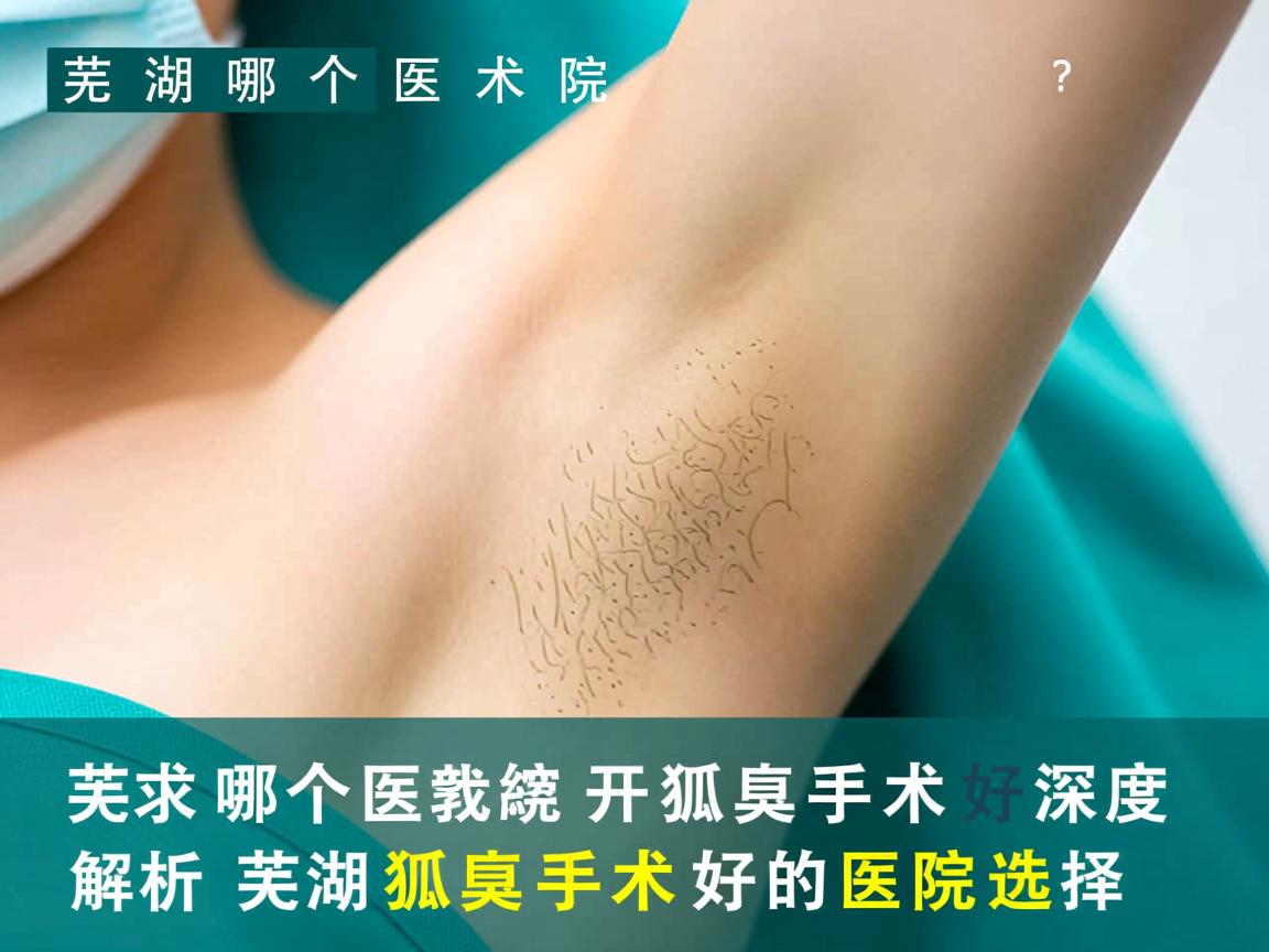 芜湖哪个医院开狐臭手术好？深度解析芜湖狐臭手术好的医院选择