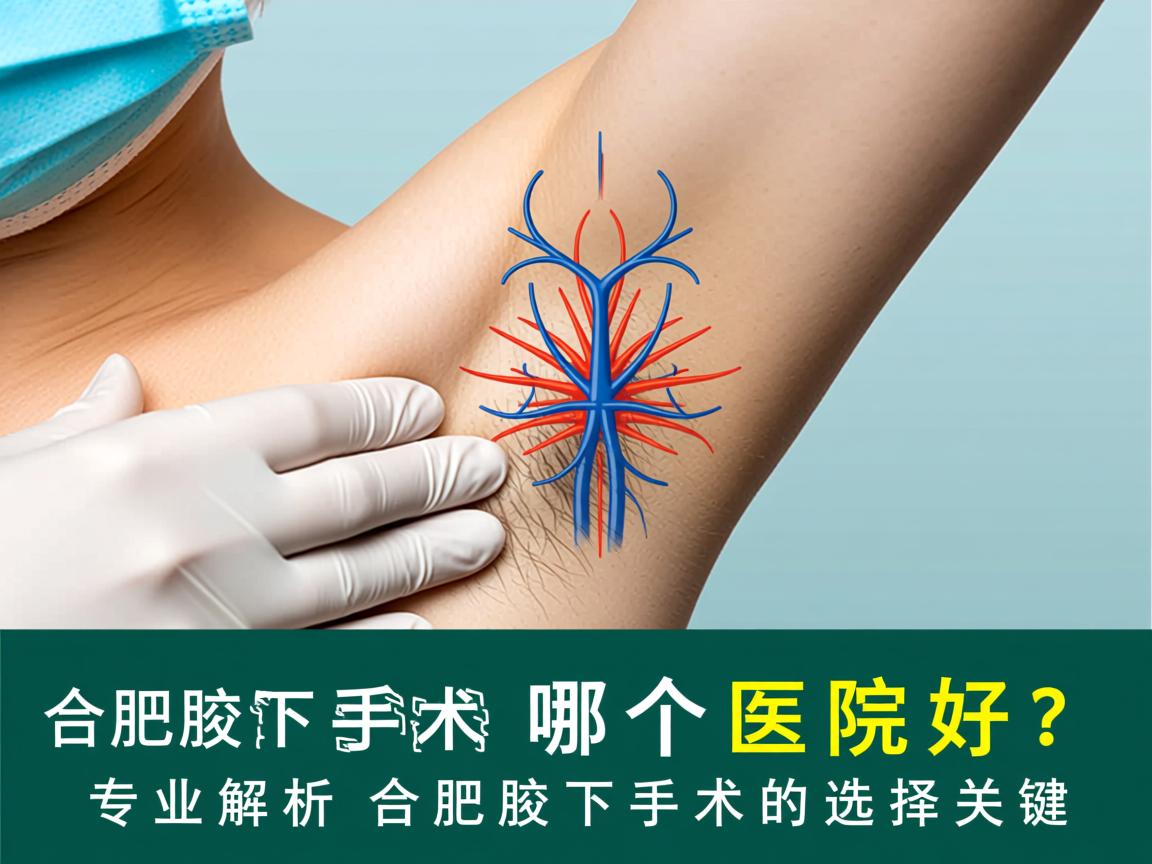 合肥腋下手术哪个医院好？专业解析合肥腋下手术的选择关键