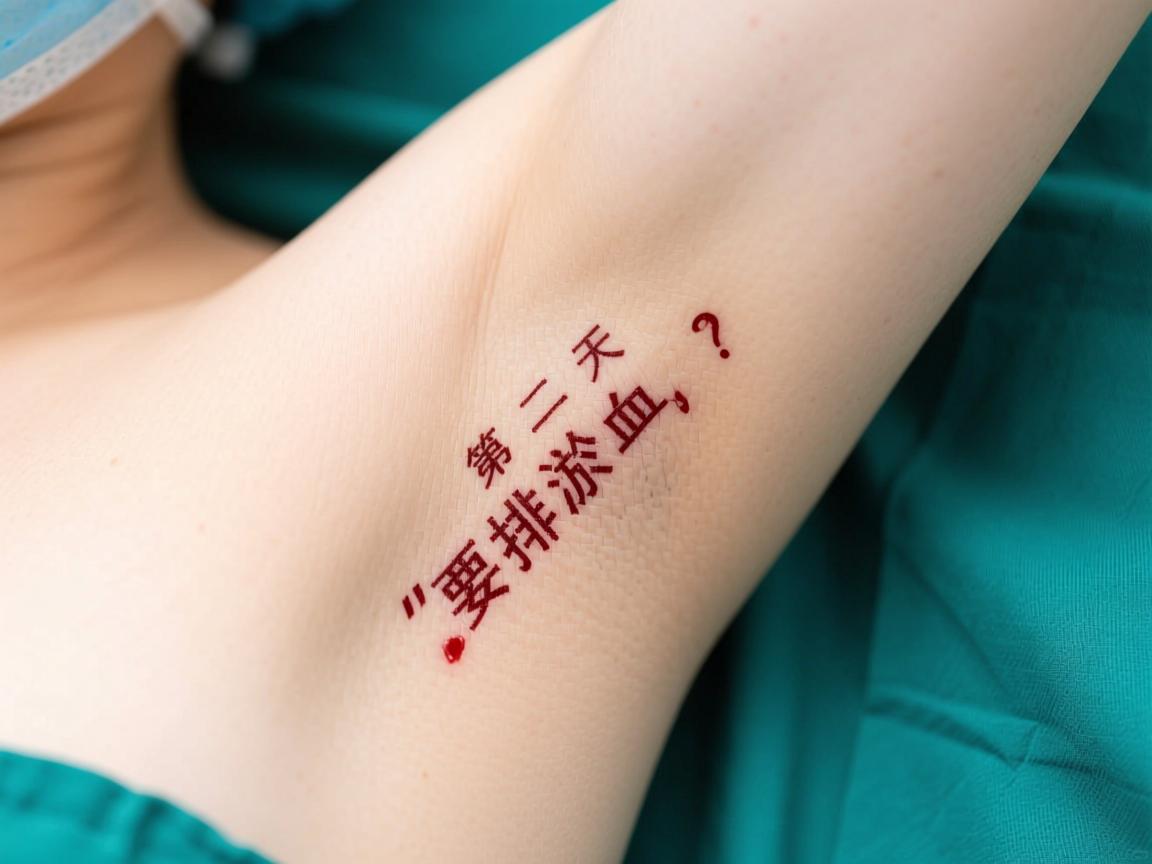 微波治疗腋臭后第二天要排淤血吗？深度解析微波治疗腋臭的术后护理关键