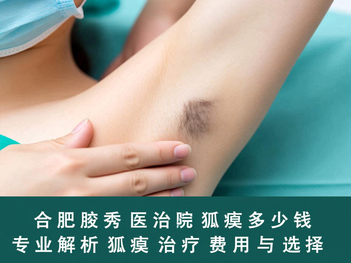 合肥腋秀医院治疗狐臭多少钱，专业解析狐臭治疗费用与选择