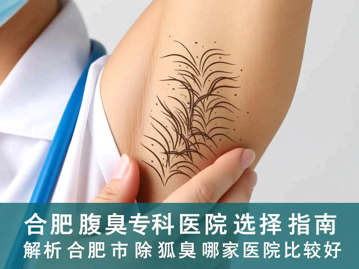 合肥腋臭专科医院选择指南，解析合肥市除狐臭哪家医院比较好