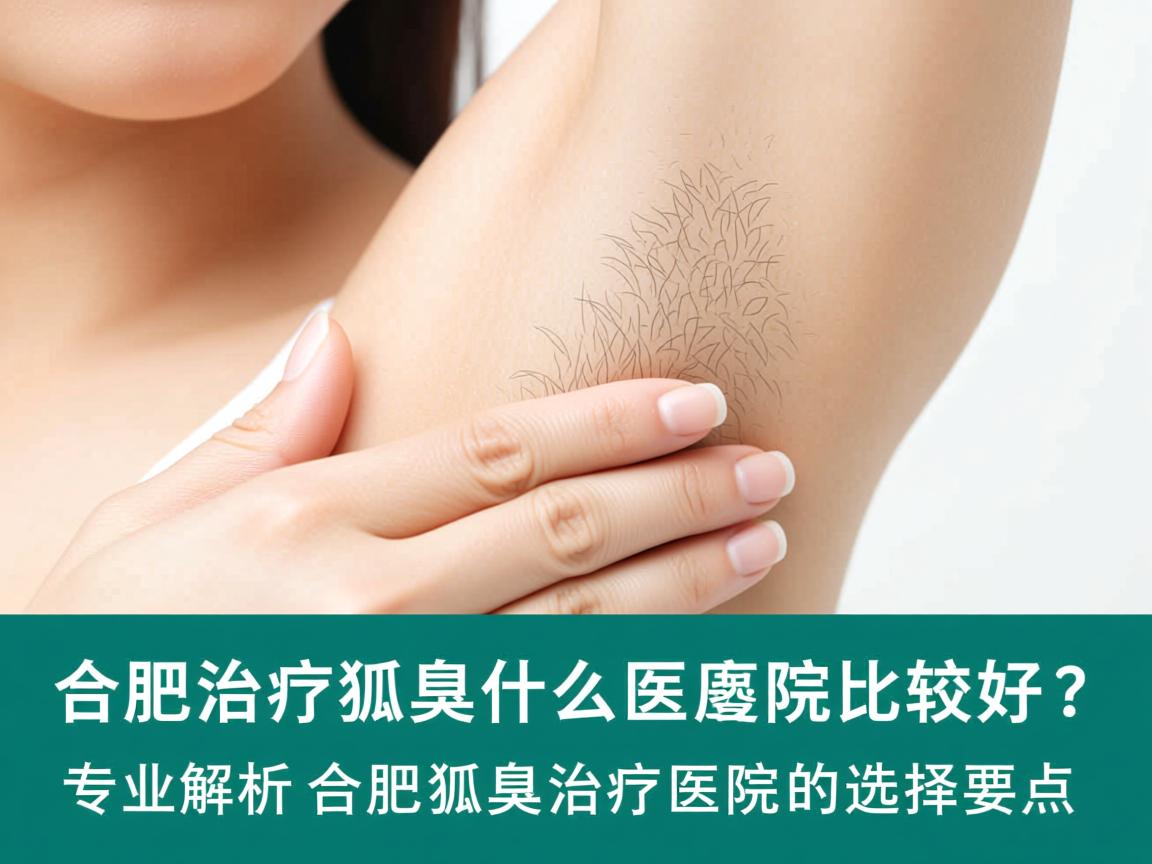 合肥治疗狐臭什么医院比较好？专业解析合肥狐臭治疗医院的选择要点