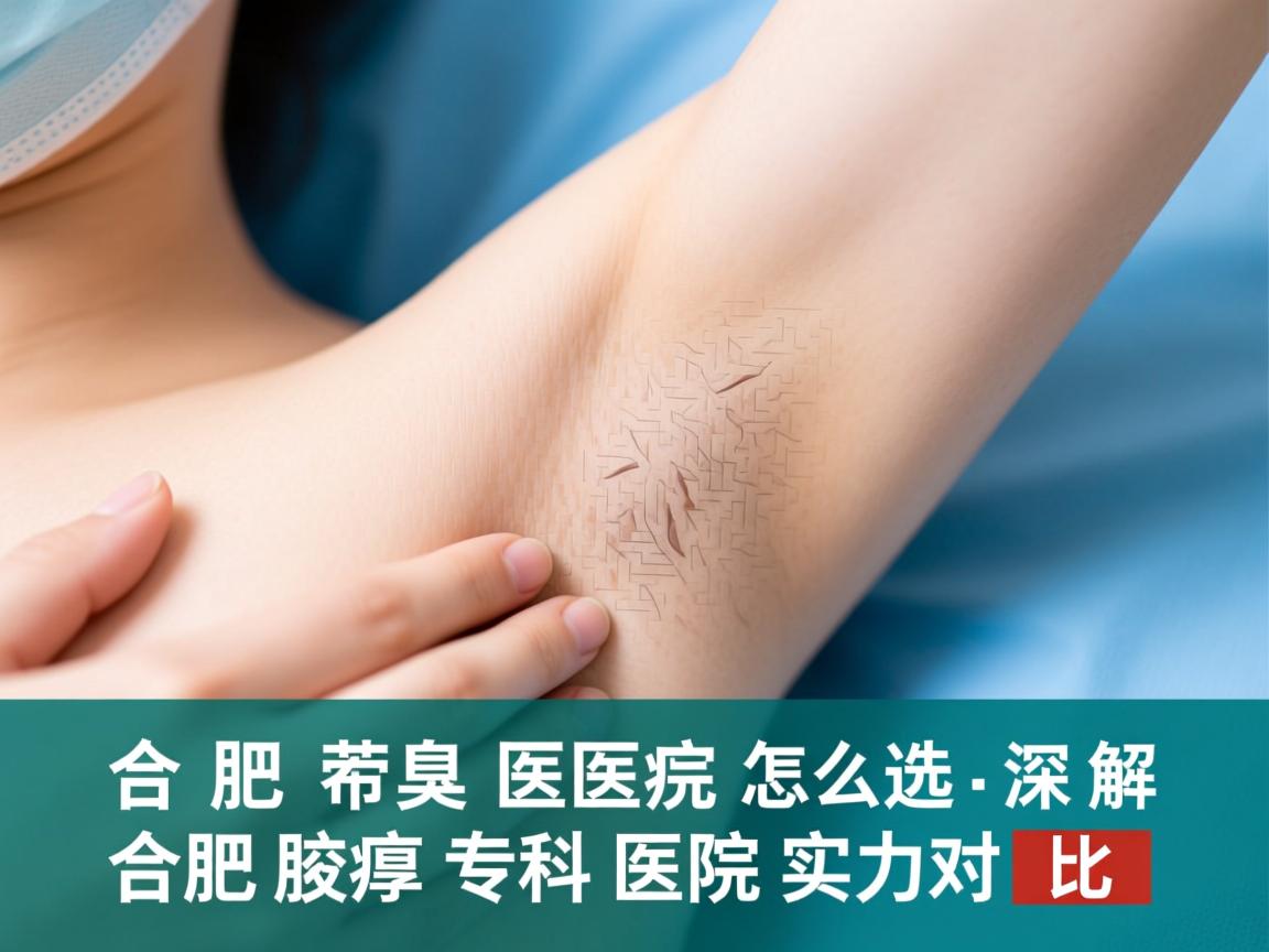 合肥腋臭医院怎么选，深度解析合肥腋臭专科医院实力对比