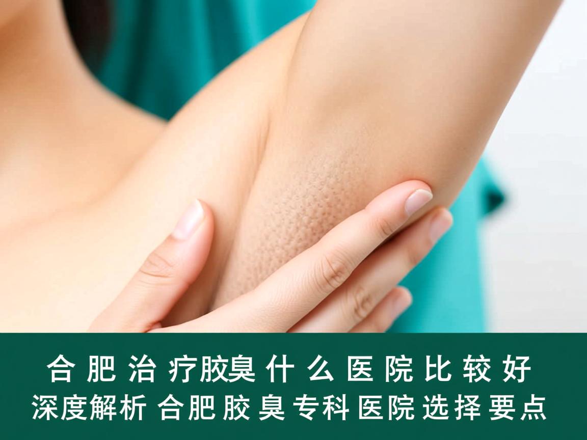 合肥治疗腋臭什么医院比较好，深度解析合肥腋臭专科医院的选择要点