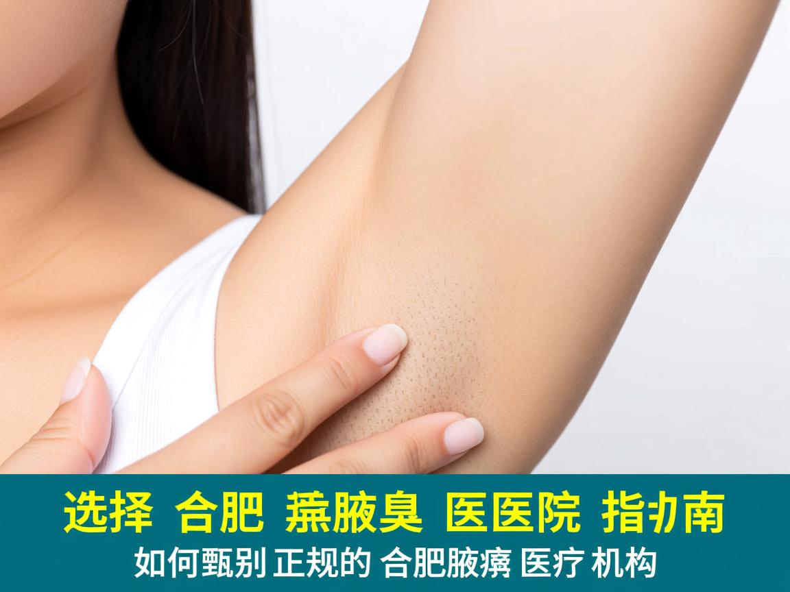 选择合肥腋臭医院指南，如何甄别正规的合肥腋臭医疗机构