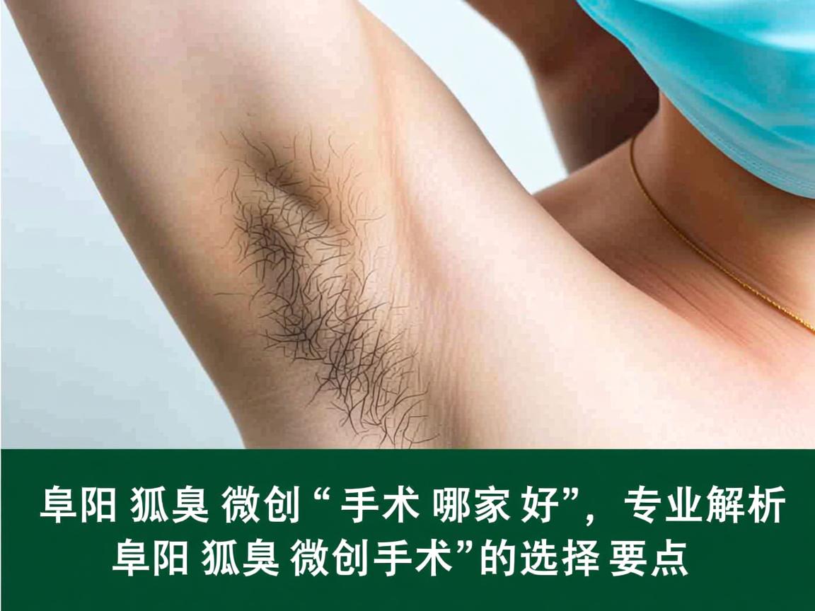 阜阳狐臭微创手术哪家好，专业解析阜阳狐臭微创手术的选择要点
