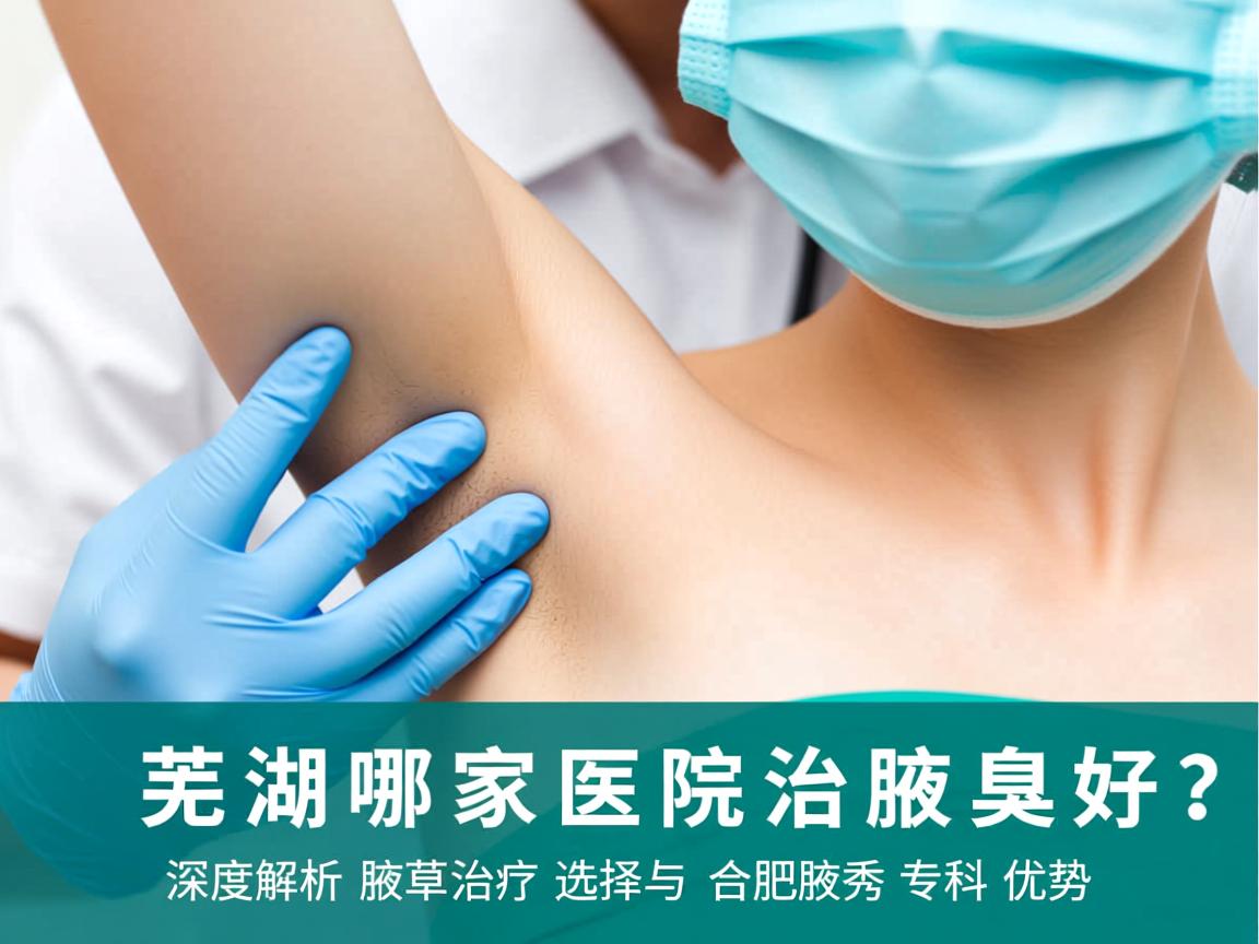 芜湖哪家医院治腋臭好？深度解析腋臭治疗选择与合肥腋秀专科优势