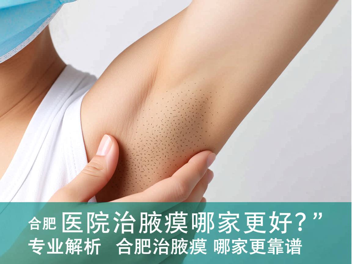 合肥医院治腋臭哪家更好？专业解析合肥治腋臭哪家更靠谱