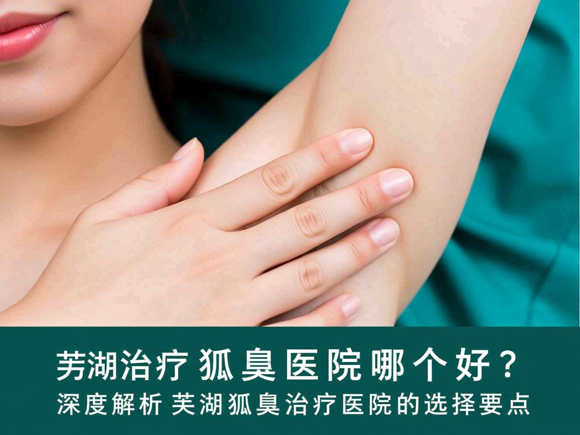 芜湖治疗狐臭医院哪个好？深度解析芜湖狐臭治疗医院的选择要点