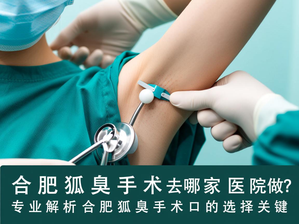 合肥狐臭手术去哪家医院做？专业解析合肥狐臭手术的选择关键