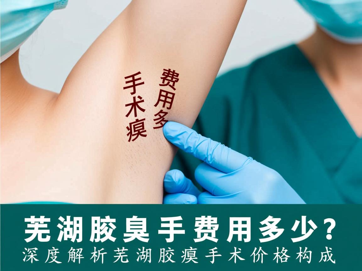 芜湖腋臭手术费用多少？深度解析芜湖腋臭手术价格构成