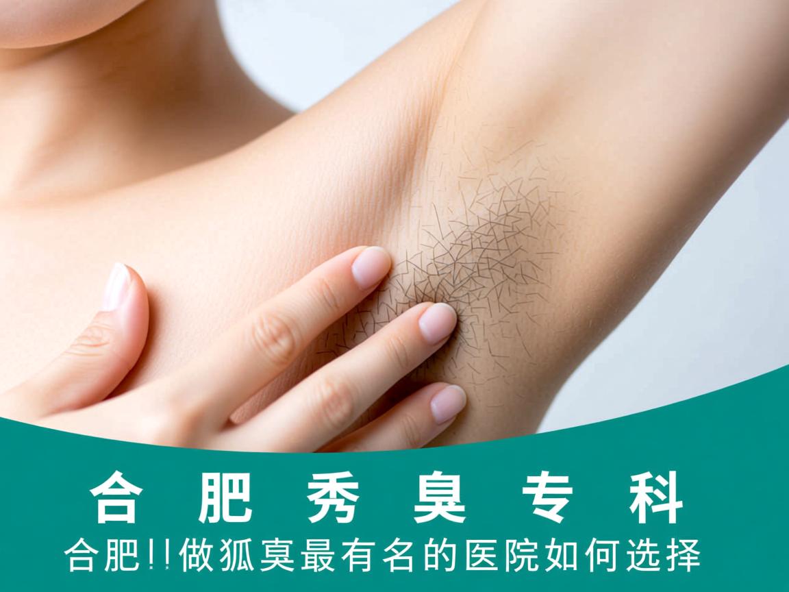 合肥腋秀腋臭专科，解析合肥做狐臭最有名的医院如何选择