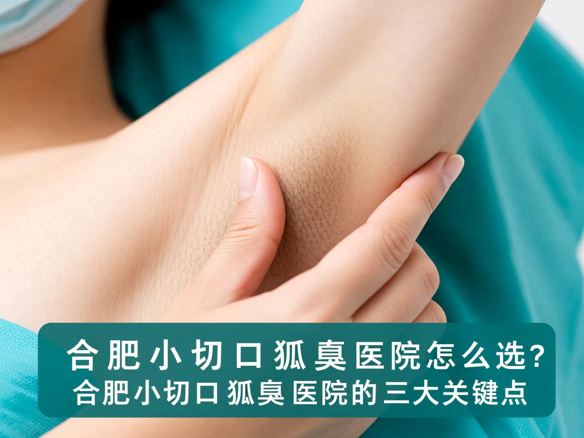 合肥小切口狐臭医院怎么选？合肥小切口狐臭医院的三大关键点
