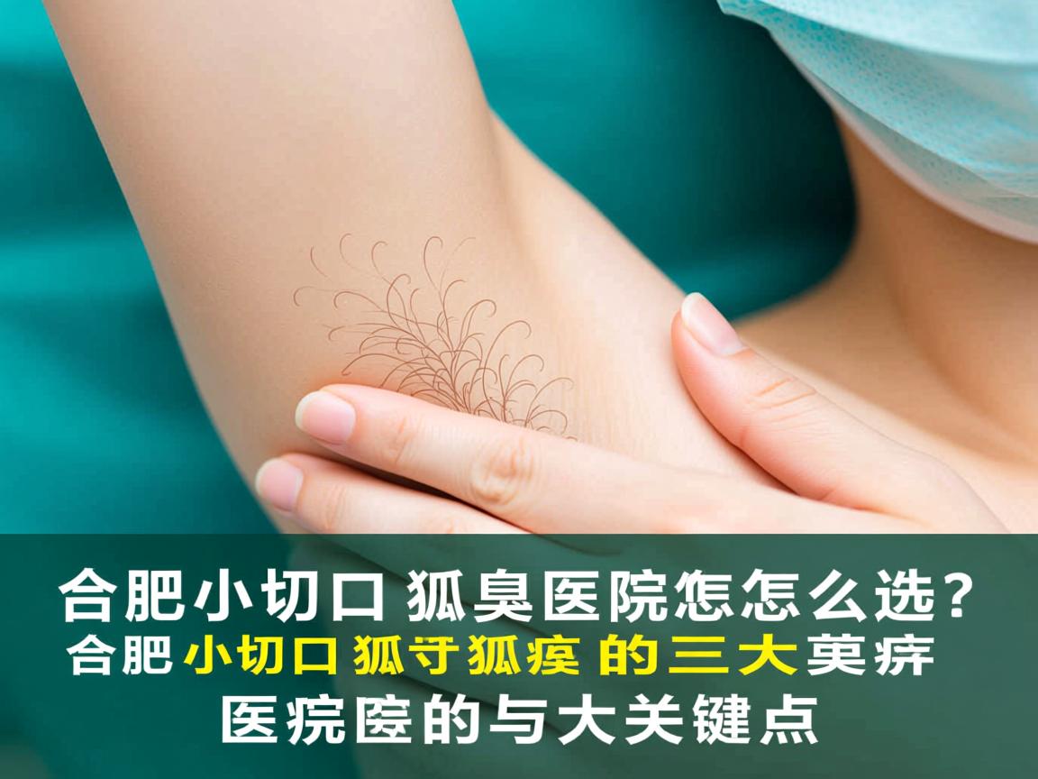 合肥小切口狐臭医院怎么选？合肥小切口狐臭医院的三大关键点