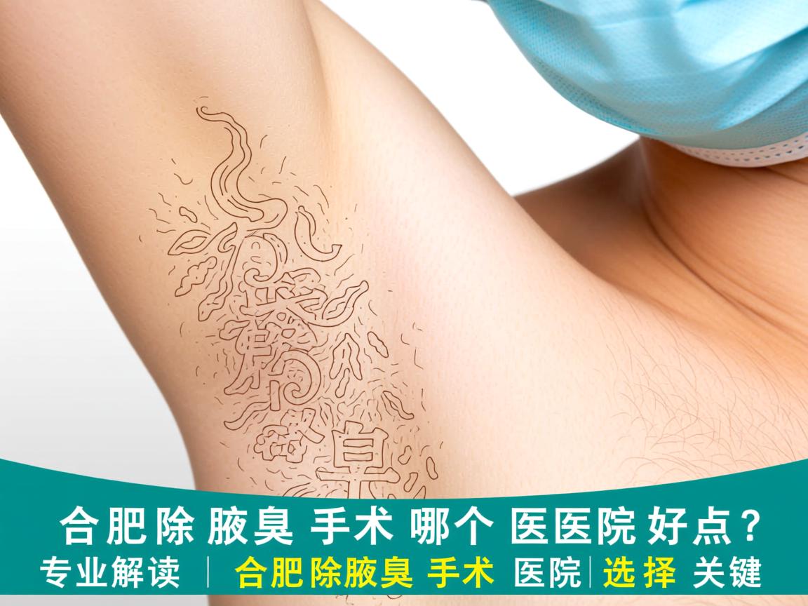 合肥除腋臭手术哪个医院好点？专业解读合肥除腋臭手术医院选择关键