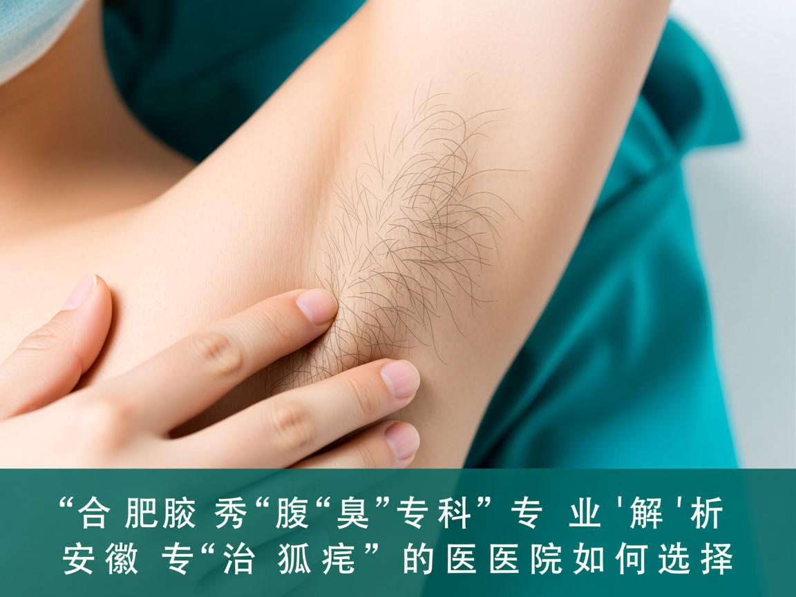 合肥腋秀腋臭专科，专业解析安徽专治狐臭的医院如何选择